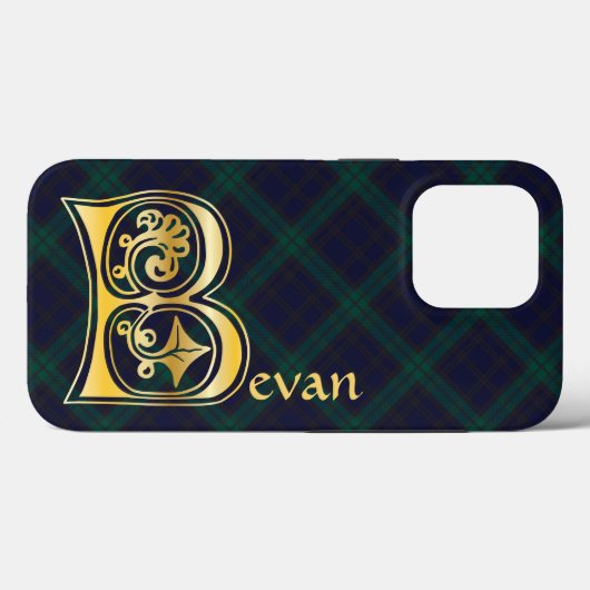 Medieval bodemkundig decoratief vermogen B Case-Mate iPhone Case (Achterkant (horizontaal))