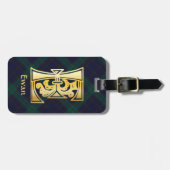 Medieval bodemkundig decoratief vermogen E Bagagelabel (Voorkant horizontaal)