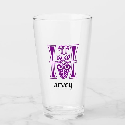 Medieval bodemkundig decoratief vermogen H Glas (Voorkant)