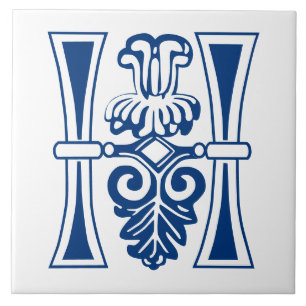 Medieval bodemkundig decoratief vermogen H Tegeltje