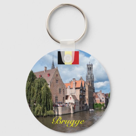 Medieval Brugge - Pro Foto Sleutelhanger (Voorkant)