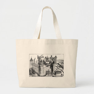 Medieval Castle Bag Grote Tote Bag