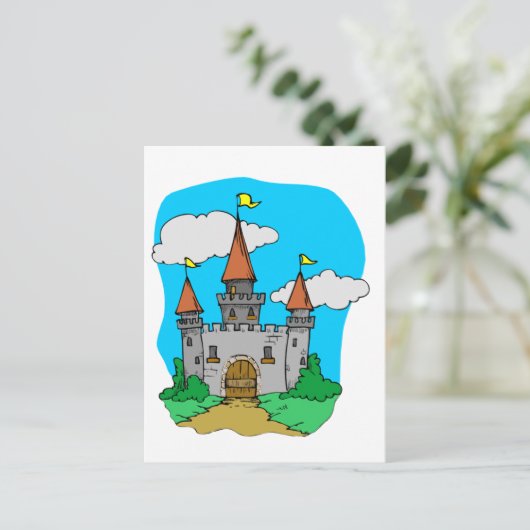 Medieval Castle Briefkaart (Staand voorkant)