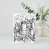 Medieval Castle Briefkaart (Staand voorkant)
