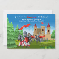 Medieval Castle en Knachten Birthday Party