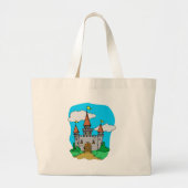 Medieval Castle Grote Tote Bag (Voorkant)