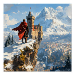 Medieval Castle Perfect Poster