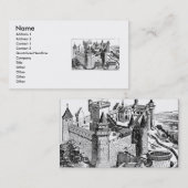 Medieval Castle Visitekaartje (Voorkant / Achterkant)