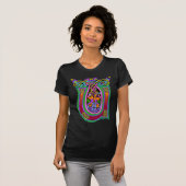 Medieval Celtic Art Knoks en Design T-shirt (Voorkant volledig)