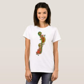 Medieval Celtic Art Knoks en Design T-shirt (Voorkant volledig)