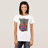 Medieval Celtic Art Knoks en Design T-shirt (Voorkant volledig)