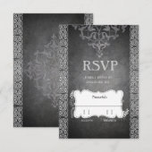 Medieval Celtic RSVP Kaartje (Voorkant / Achterkant)