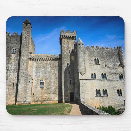 Medieval chateau de Beynac castle mousepad Muismat (Voorkant)