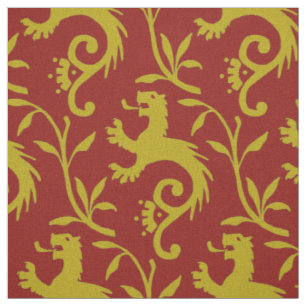 Medieval Dande-Lions op Red Stof