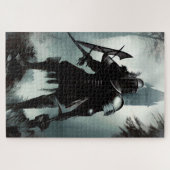 Medieval Dark Knight Legpuzzel (Horizontaal)