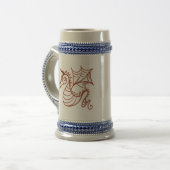 Medieval Dragon Beer Stein Bierpul (Voorkant links)