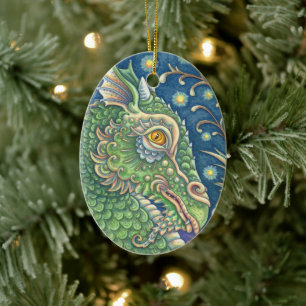 MEDIEVAL DRAGON HEAD-PORTRAIT, ZONDER MEESTE VANWE KERAMISCH ORNAMENT