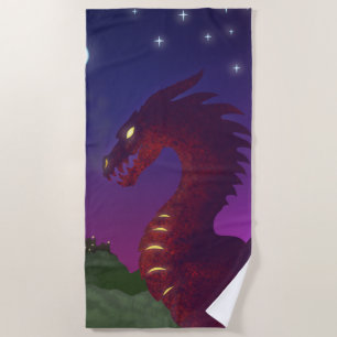 Medieval Dragon Strandlaken