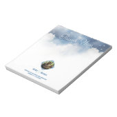 Medieval Dragon Wedding Dank u brief Notitieblok (Gedraaid)