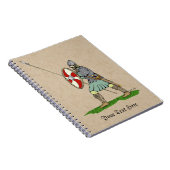 Medieval Engels/Saxon Warrior Notitieboek (Rechterzijde)