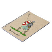 Medieval Engels/Saxon Warrior Notitieboek (Linkerzijde)