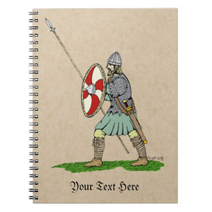 Medieval Engels/Saxon Warrior Notitieboek