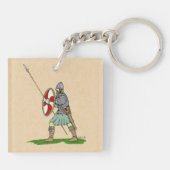 Medieval Engels/Saxon Warrior Sleutelhanger (Achterkant)