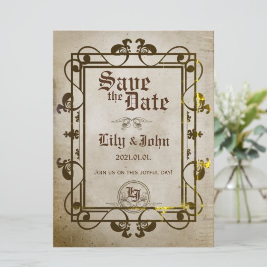 Medieval Fantasy Kaart (Staand voorkant)