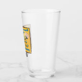 Medieval Floral, verlicht Letter I Monogram Glas (Links)