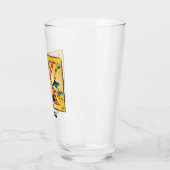 Medieval Floral, verlicht, letter K Monogram Glas (Links)