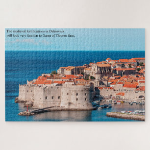 Medieval Fort in Dubrovnik Kroatië Grote Legpuzzel