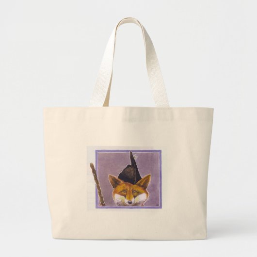 Medieval Fox uit Asturië Spanje Grote Tote Bag (Voorkant)