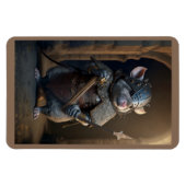 Medieval Gladiator Rat Magnet Magneet (Horizontaal)