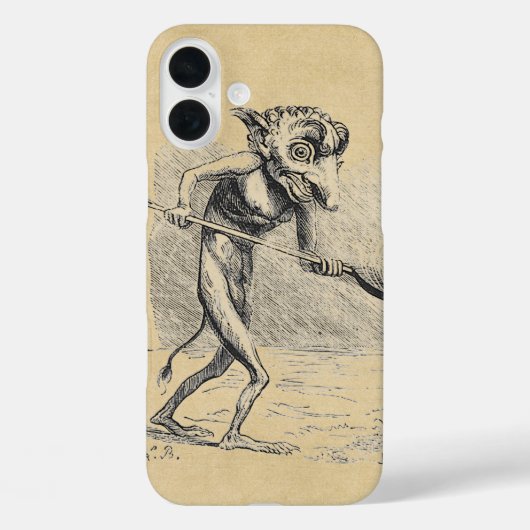 Medieval Goblin Stiert de Cauldron Case-Mate iPhone Case (Achterkant)