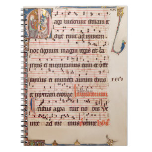 Medieval Gregoriant Chant Epiphany Magi Manuscript Notitieboek