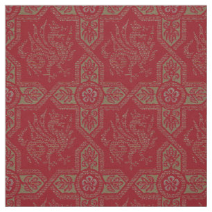 Medieval Griffin Dragon Pattern Stof