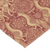  medieval Griffin en pacock patroon Tafelkleed (Gekanteld)
