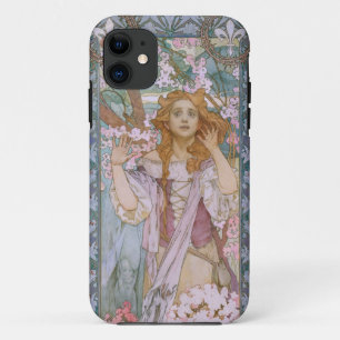 Medieval heroine Joan van Arc door Alphonse Mucha iPhone 11 Hoesje
