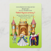 Médiéval Heures Anniversaire Fête Invitation