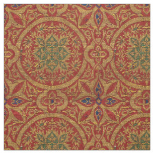 Medieval hispano-Moresque Patroon Stof