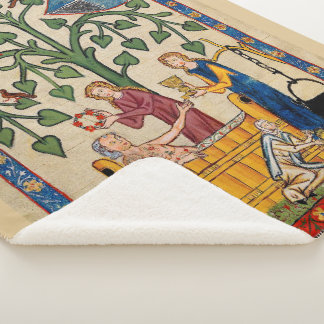 Medieval Hot Tub Sherpa Deken