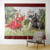 Medieval Joust Wandkleed (In Situ (horizontaal))