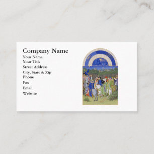 Medieval kalender mei Taurus & Gemini Visitekaartje