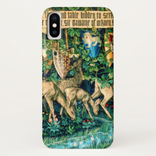 Medieval King Arthur William Morris iPhone X Hoesje