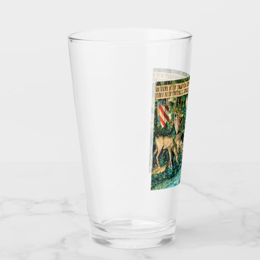 Medieval King Arthur William Morris Glas (Rechts)