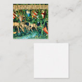 Medieval King Arthur William Morris Informatiekaartje (Voorkant / Achterkant)