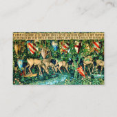 Medieval King Arthur William Morris Informatiekaartje (Voorkant)