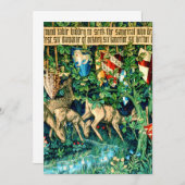 Medieval King Arthur William Morris Kaart (Voorkant / Achterkant)