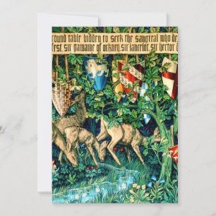 Medieval King Arthur William Morris Kaart