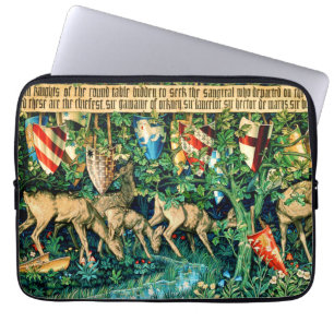 Medieval King Arthur William Morris Laptop Sleeve